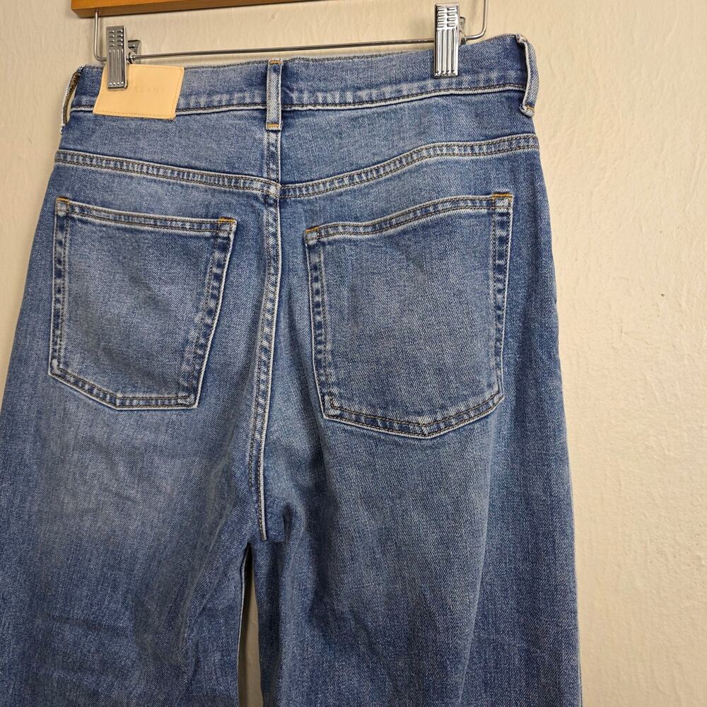 Everlane The Way-High Sailor Jean Vintage Blue Wide Leg High Rise Denim 26Short - Picture 11 of 11